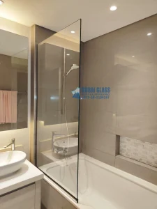 Bathtub Glass Fixed Glass Panel, providing a sleek and modern partition for your bathtub area.