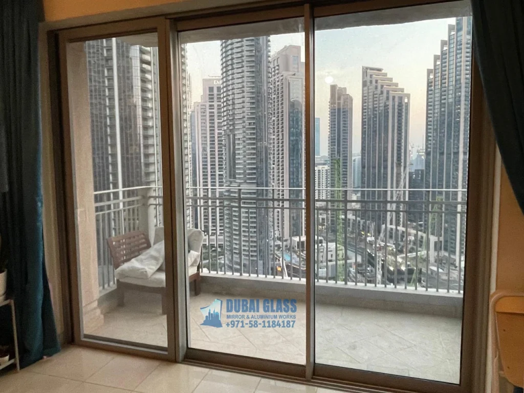 heavy-duty aluminium sliding glass window