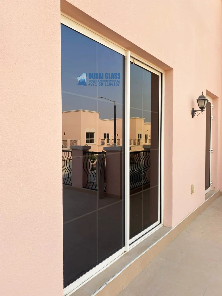 Aluminium Window with white frame, offering modern style and reliable performance.