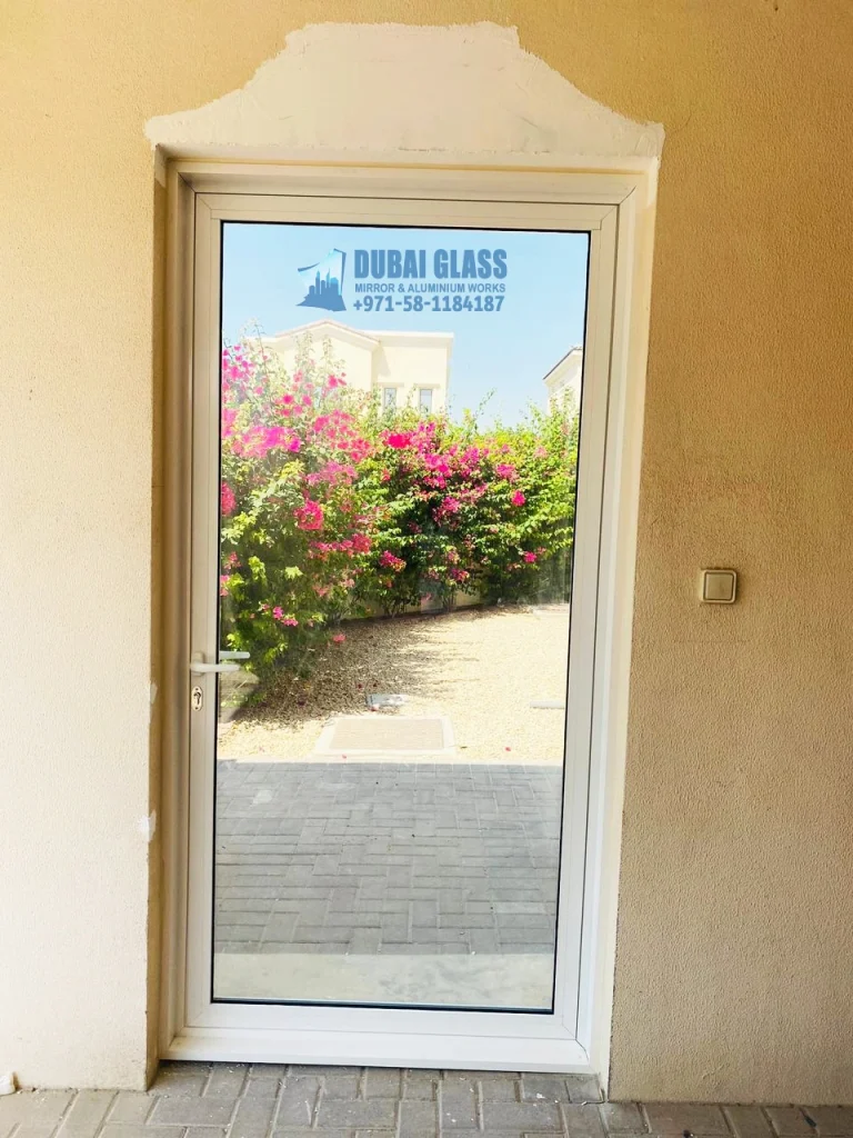 Aluminium Glass Partitions for maid room