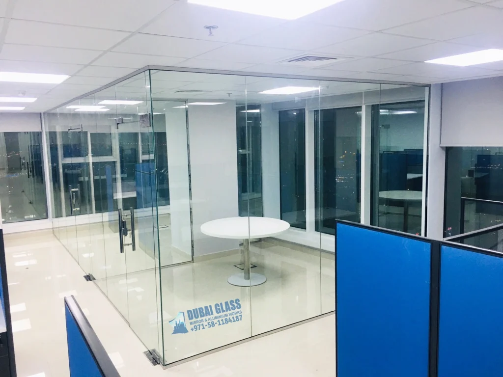 full height office glass partition with affordable price