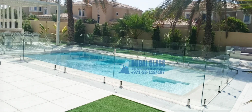 child-safe glass pool fence dubai